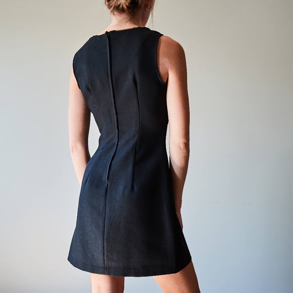 Cheetah lined little black dress - Picture 4 of 4